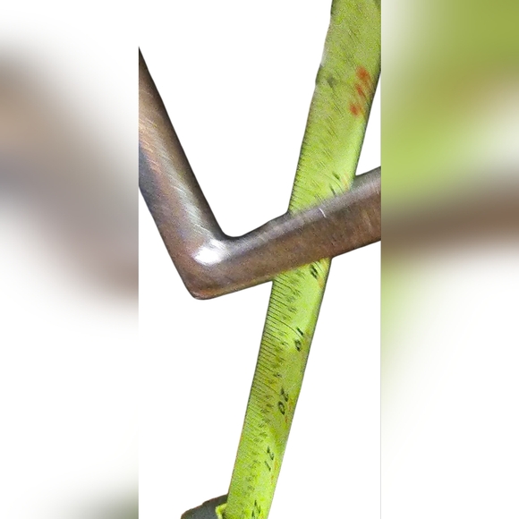 Modern Distressed Silver Geometric Home Decor 4 Square Links 4.15"Sq x 18" Long - Picture 5 of 6